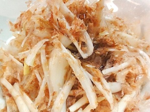 生ラッキョウのおかかあえ